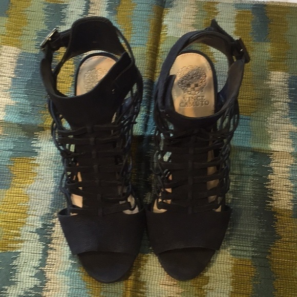 VINCE Camuto "Evel" Navy (Midnight) Shoes - Picture 6 of 7